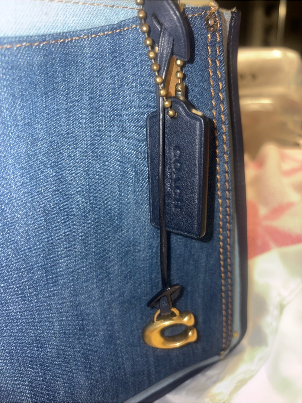 Coach Dreamer 36, Blue Denim Colorblock - Picture 7 of 13
